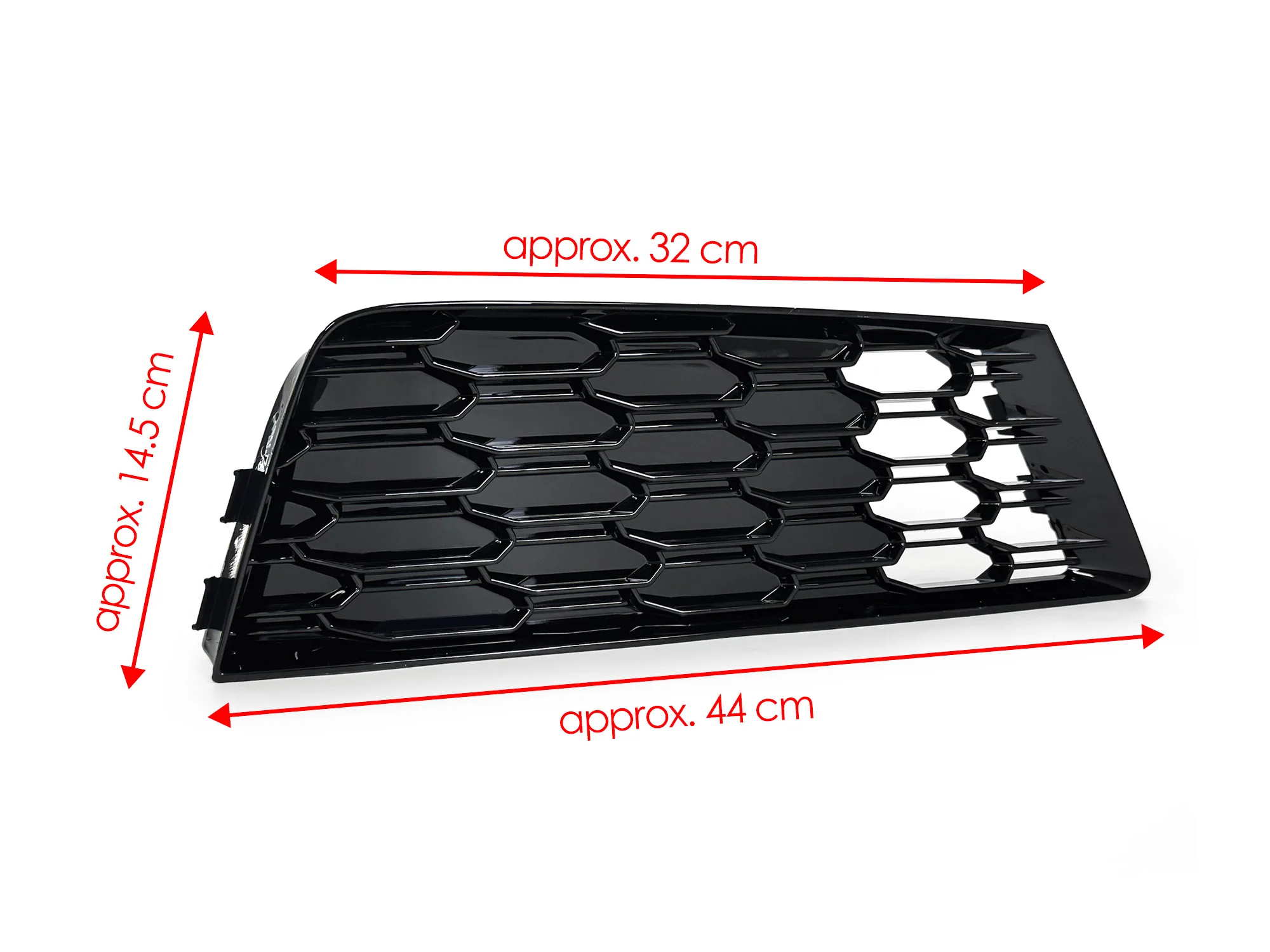 Pair Front Bumper Fog Light Grille Cover for Audi A4 B9 NON-SLINE 2017 2018 2019 - Image 13