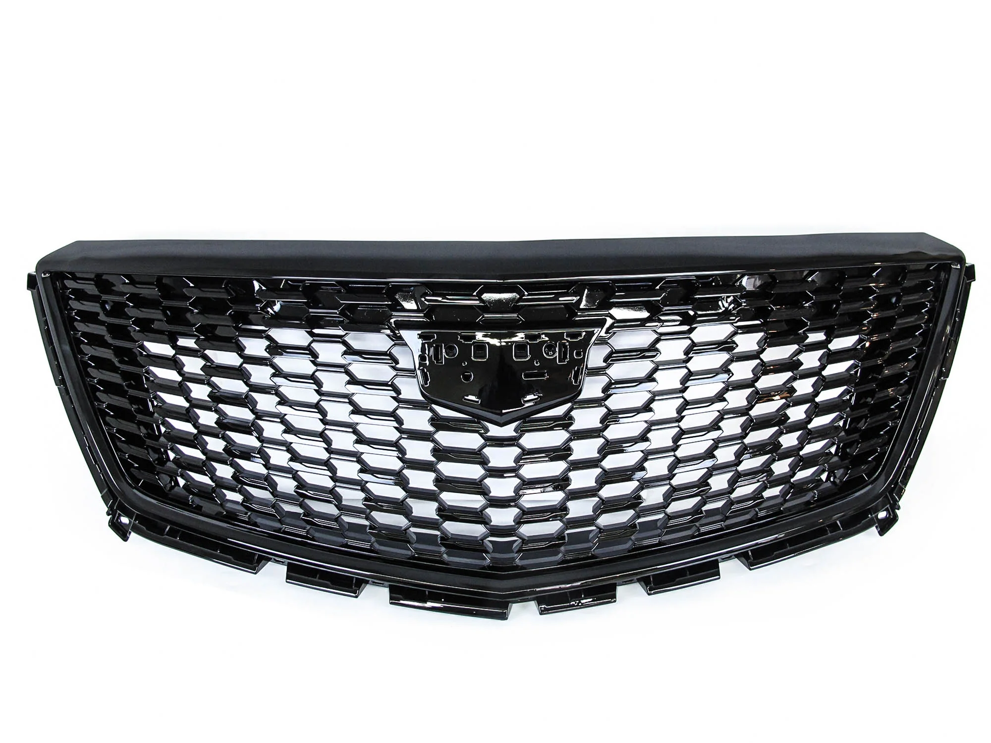 Black Diamond Front Upper Grill Replacement for Cadillac XT5 2020-2024 w/o Camera - Image 3