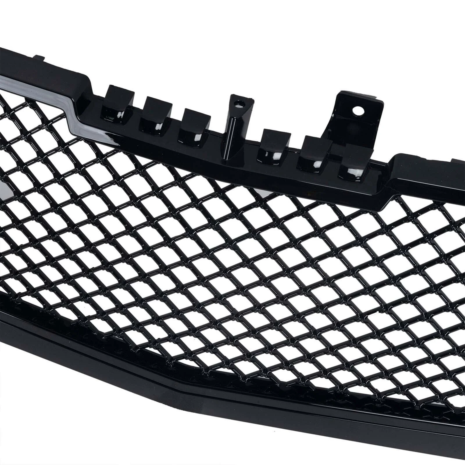 Honeycomb Mesh Hood Grille Glossy Black For 2002-2006 Cadillac Escalade 15162129 - Image 7