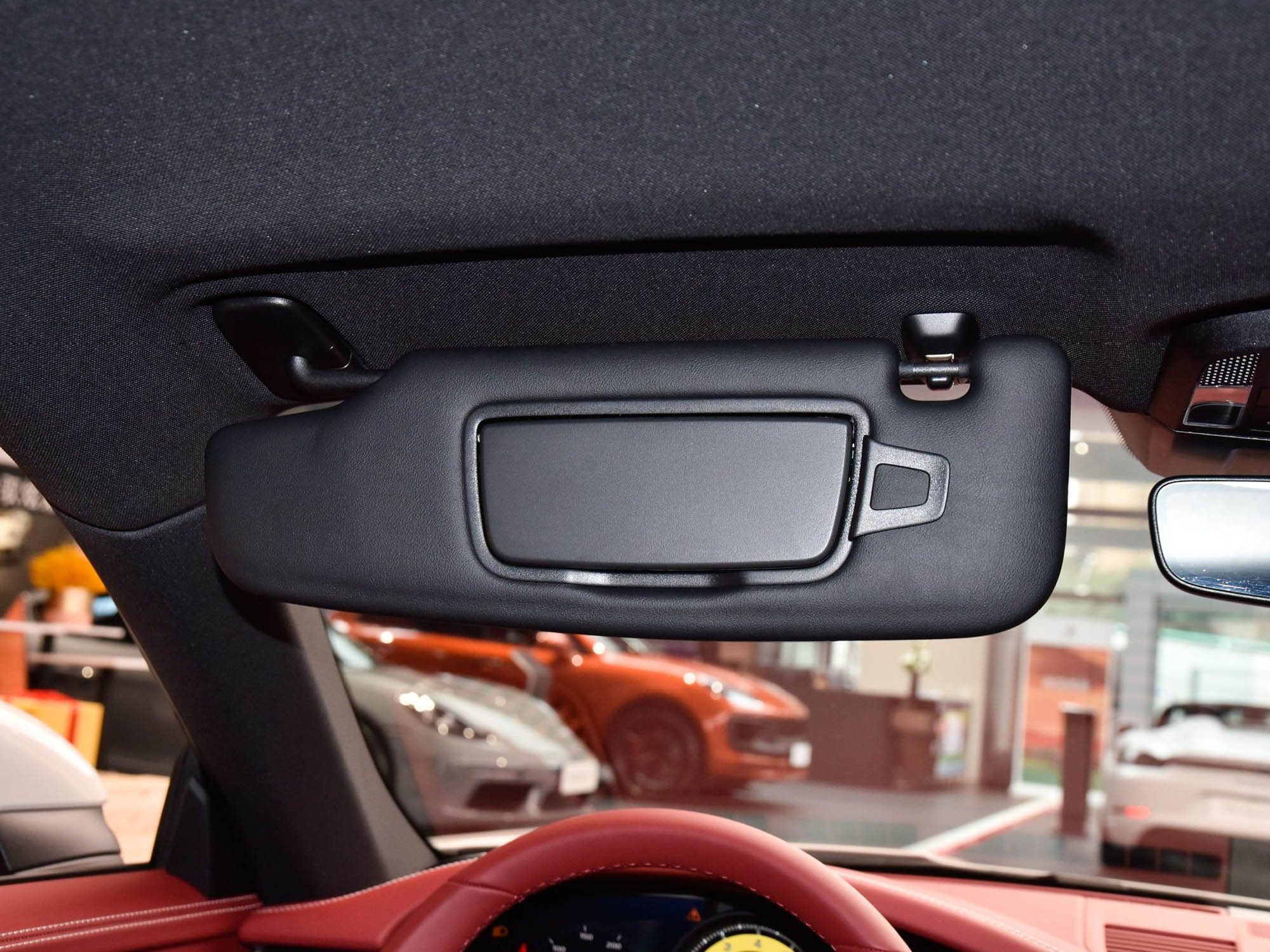 Interior Sun Visor Mirror Cover For Porsche 911 991 718 981 Boxster - Image 16
