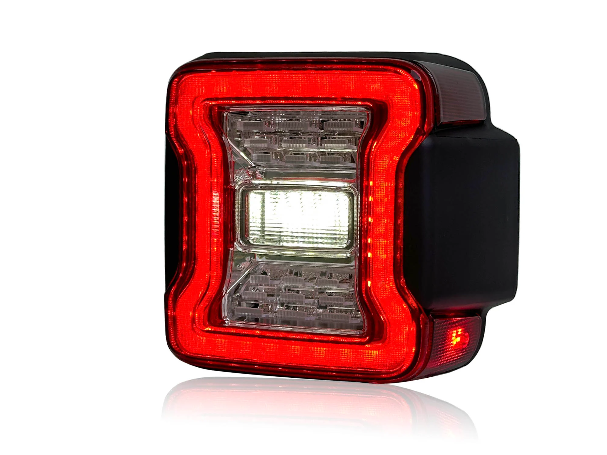 L+R Clear Lens LED Tail Lights Rear Brake Turn Signal Lamp for Jeep Wrangler JL 2018-2023 2024 - Image 11