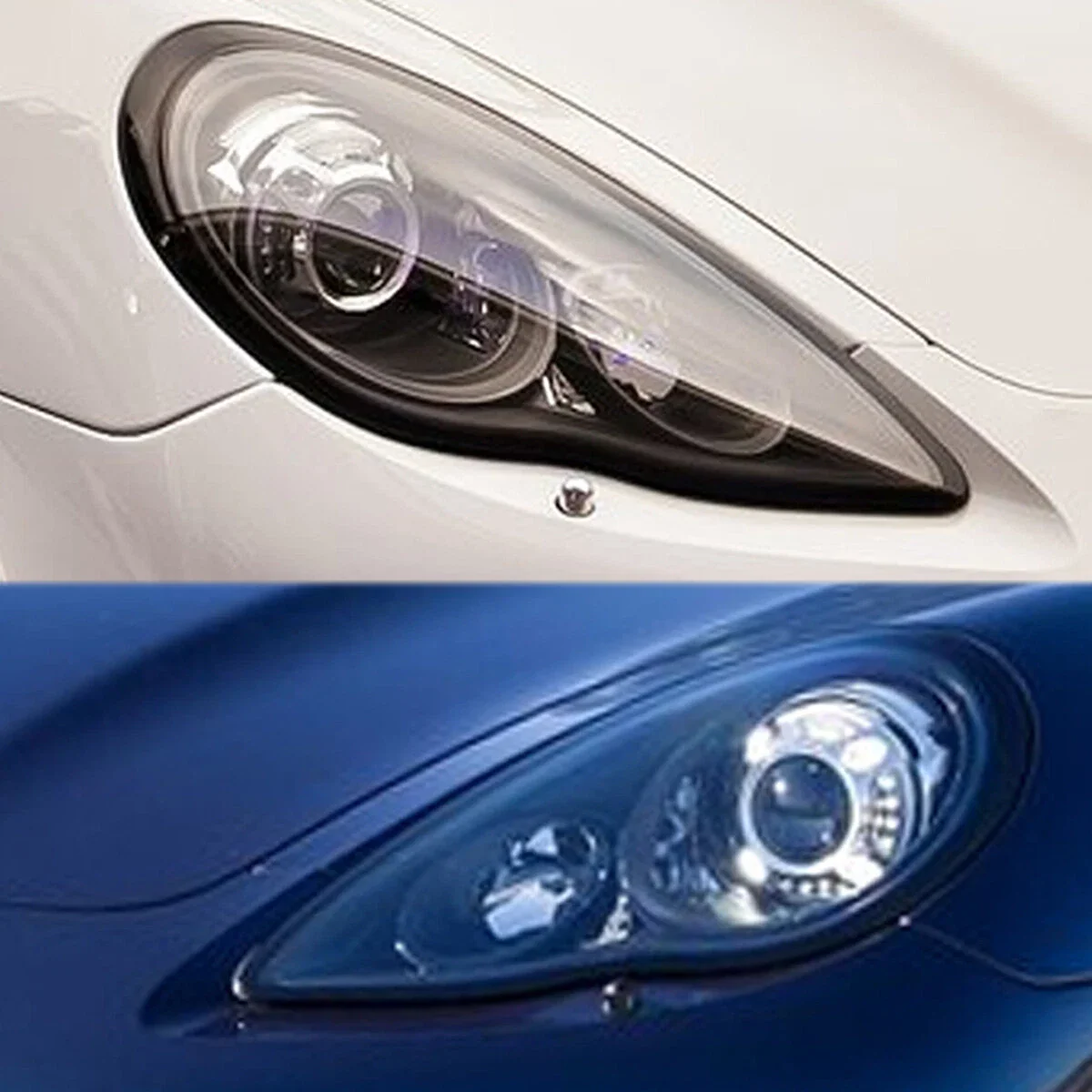 L+R Front Headlight Lens Cover Replacements for 2010–2013 Porsche Panamera GTS/Turbo - Image 4