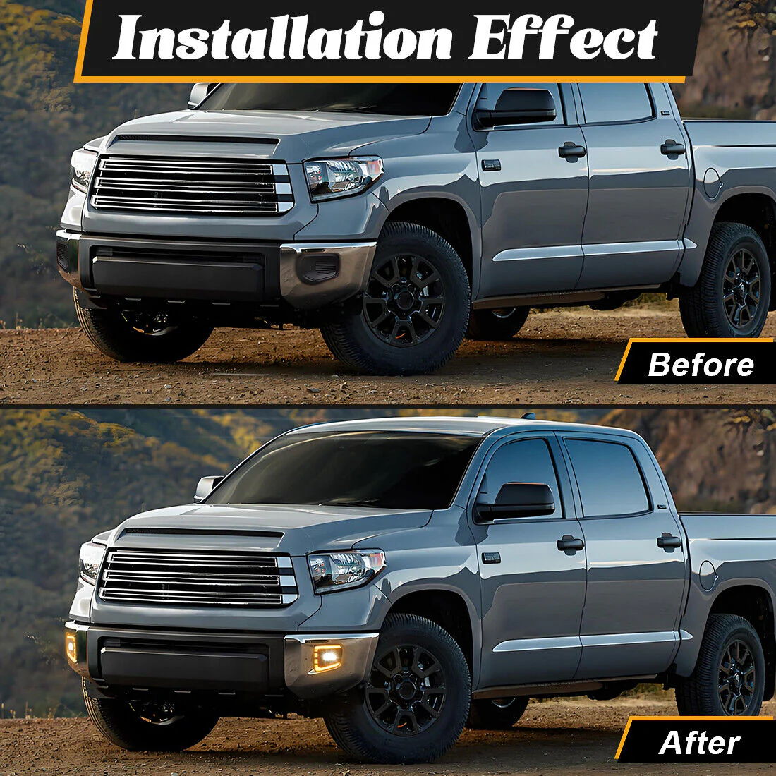 LED Daytime Running Light for 2014-2021 Toyota Tundra with Turn Signal Function - Image 6