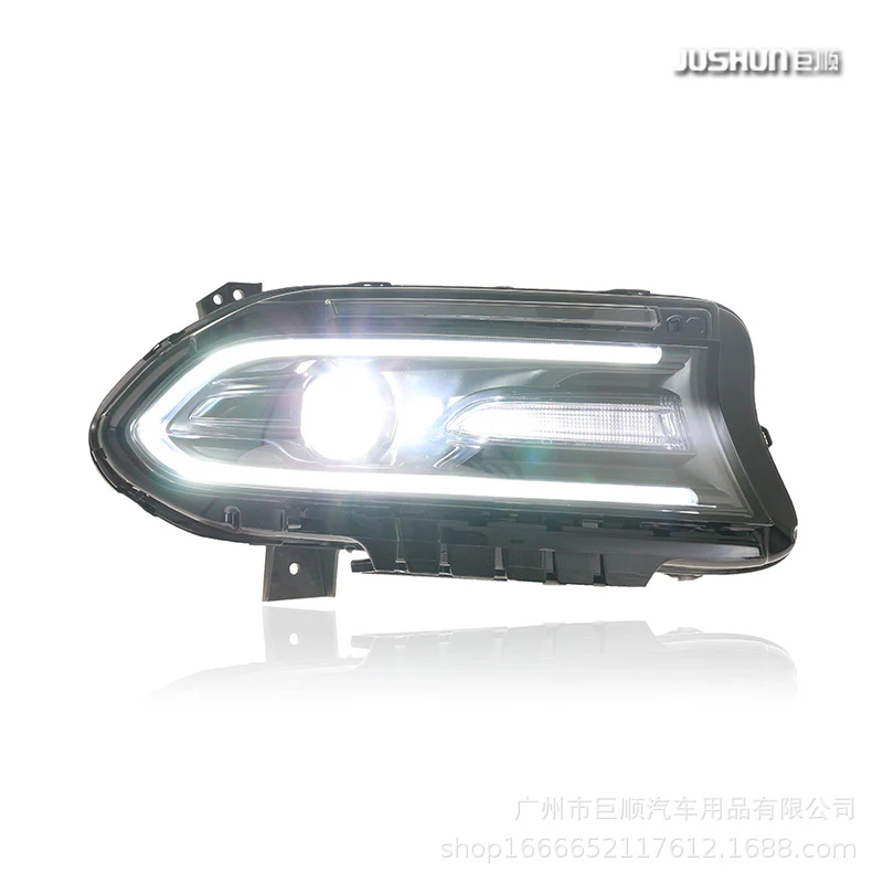 LED Head lights Front Lamps DRL Turn Signal Dodge War Horse Charger 2015-2020 - Image 5