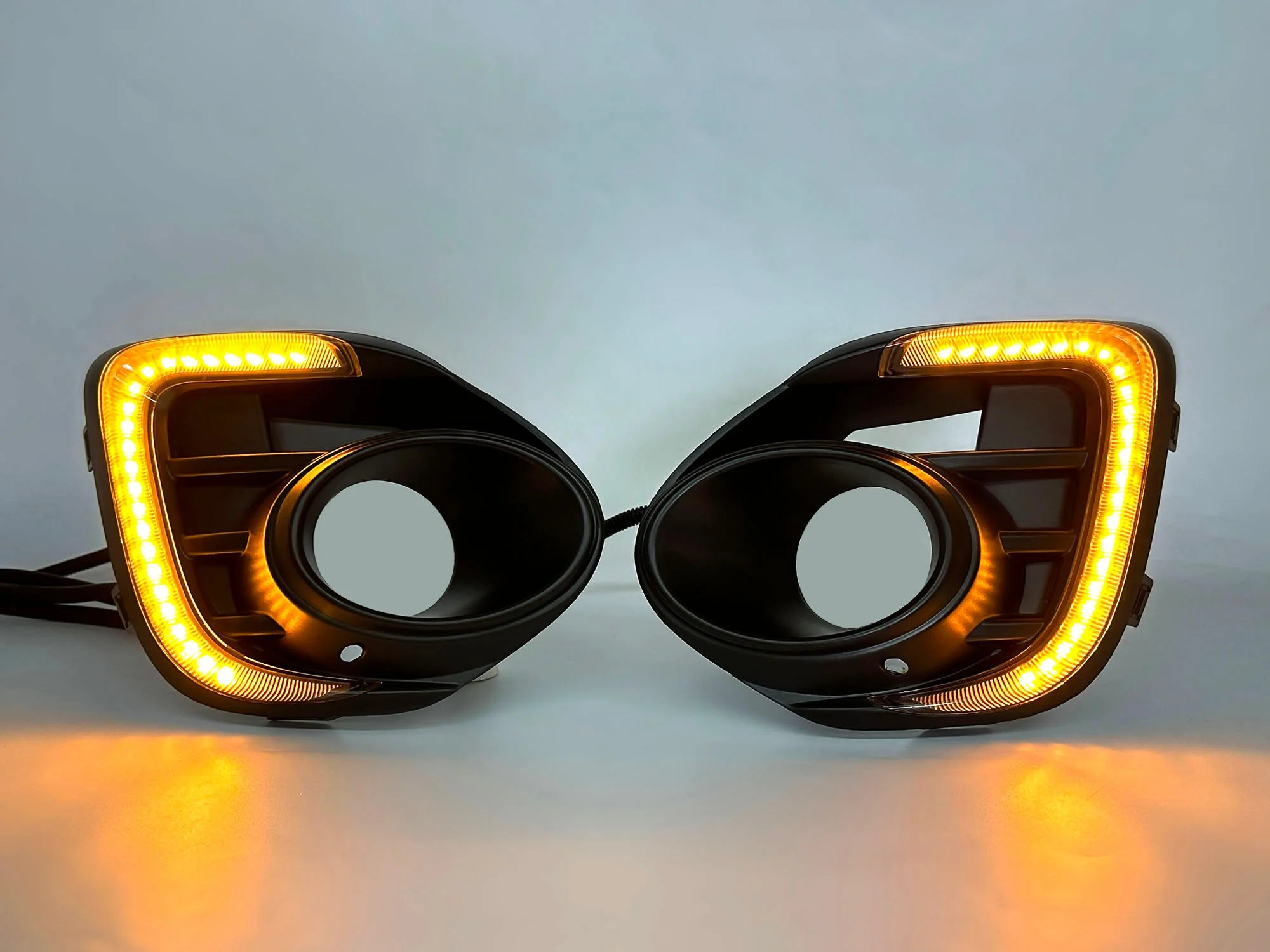 For 2016-2018 Mitsubishi Lancer Fog Lights + Switch + Bezels w/ LED DRL Signal Lamps - Image 13