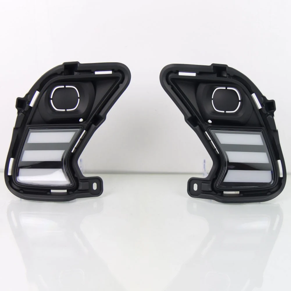 LED DRL Fog Light Kit For Toyota Grand Highlander 2024-2025 – White DRL + Amber Turn Signal - Image 7
