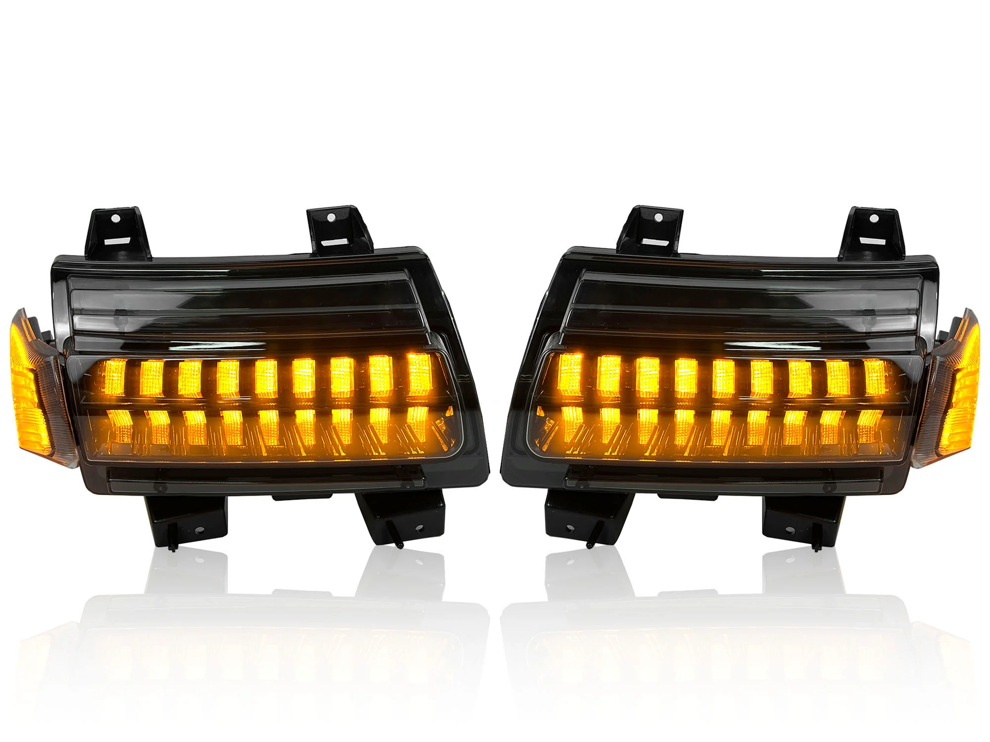 LED Sequential Turn Signal DRL Fender Lights For Jeep Gladiator JT Wrangler JL 2018-2025 - Image 4