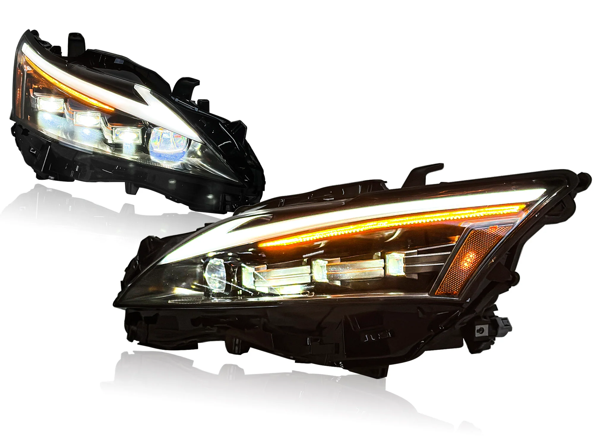 Retrofit Full LED Projector Headlight Assembly w/ Sequential Turn Signal for LEXUS CT200 2013-2017 - Image 6