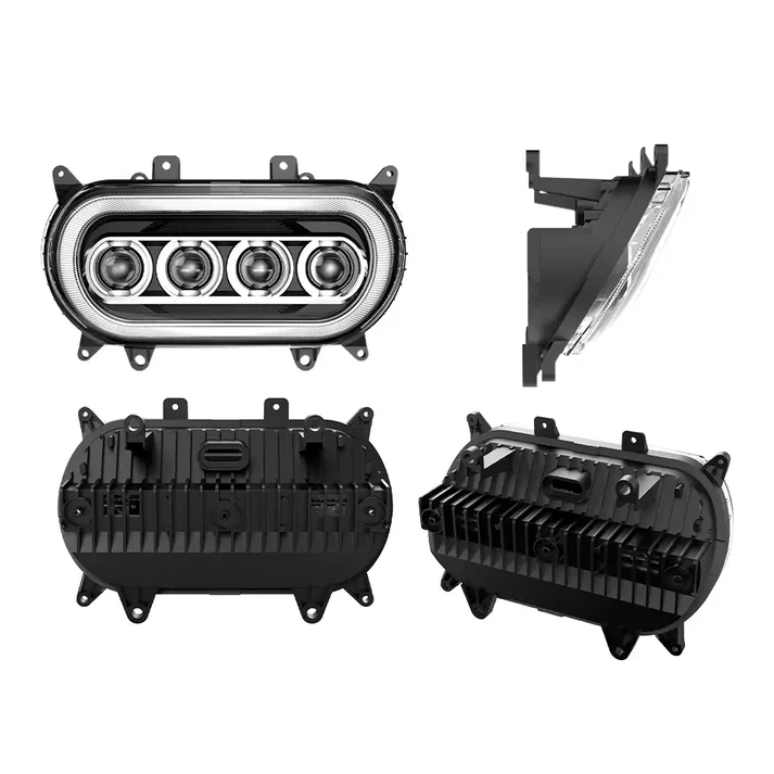 LED Dual Headlight w/ DRL Ring Fit For Harley Road Glide Special Limited CVO Ultra 2015+ - Image 8