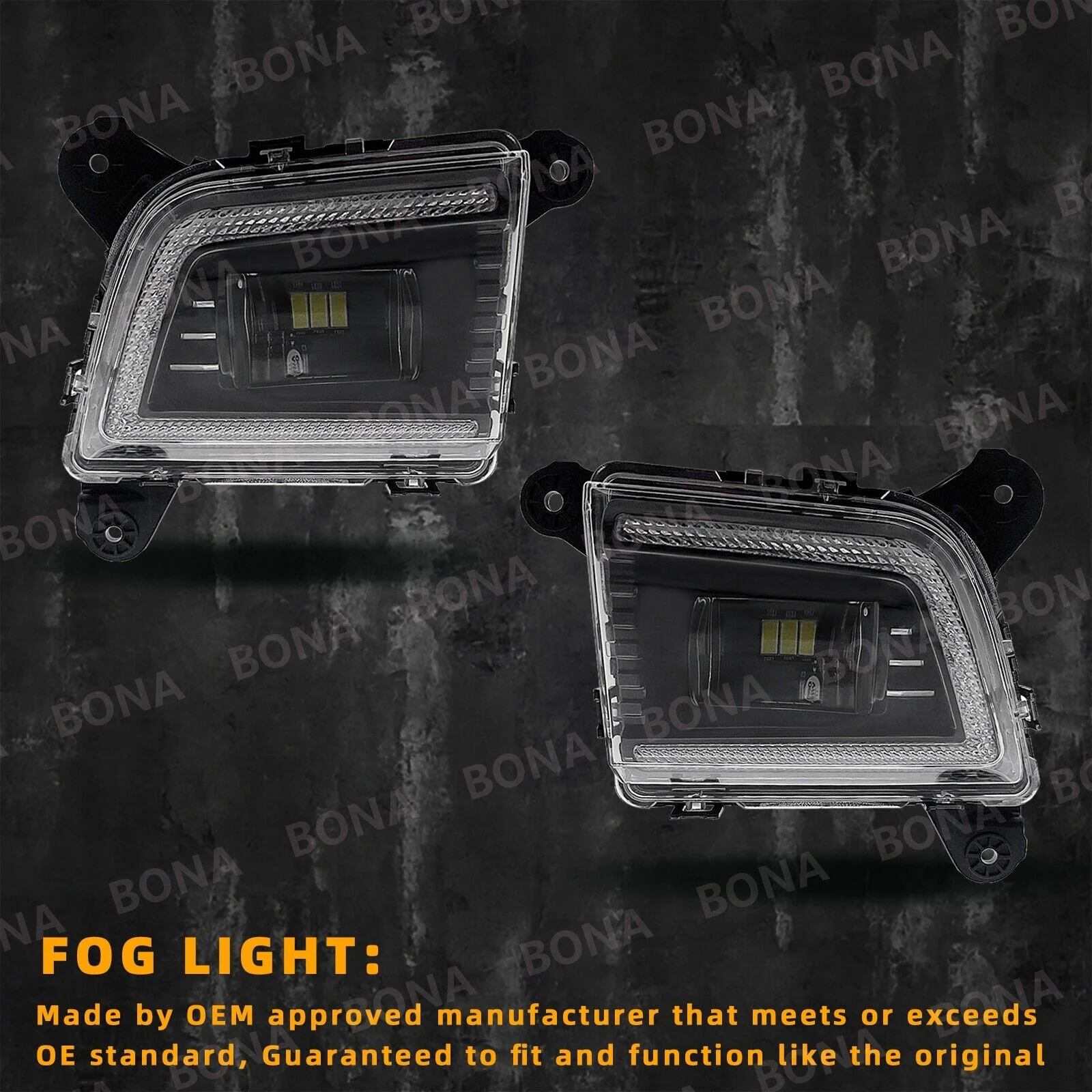 LED Fog Lights Lamps with DRL For 2019-2022 Chevy Silverado 1500 2500HD 3500HD - Image 7