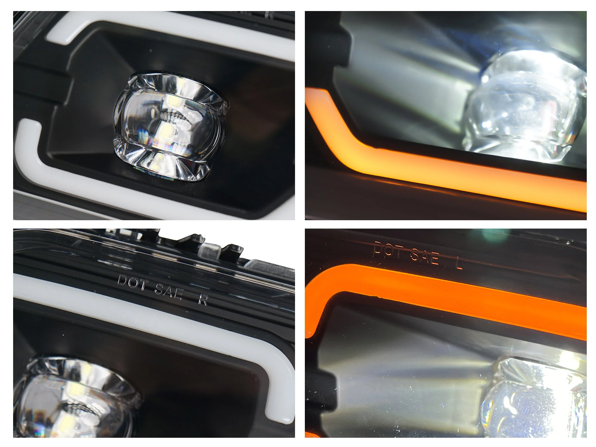 LED DRL For 2019-2022 Chevy Silverado 1500 2500HD 3500HD Fog Lights Lamp w/ Turn Signal - Image 10