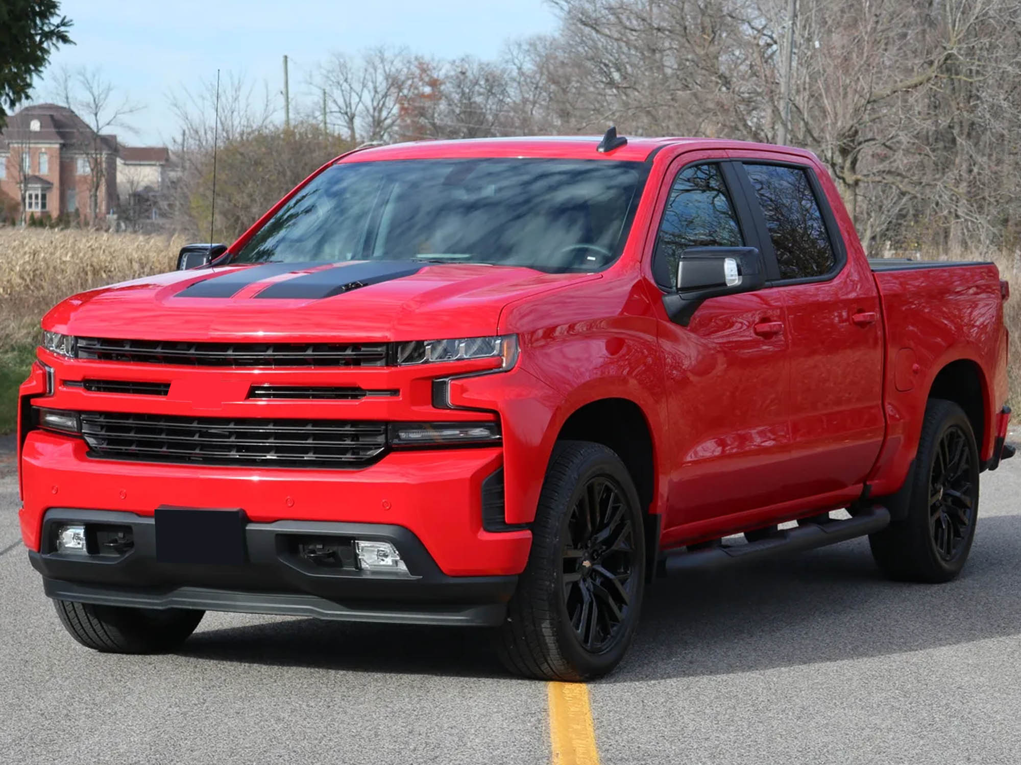 LED DRL For 2019-2022 Chevy Silverado 1500 2500HD 3500HD Fog Lights Lamp w/ Turn Signal - Image 3