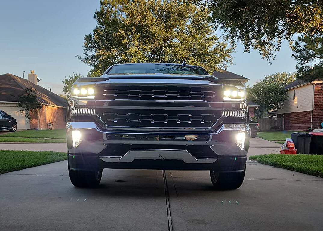 LED Fog Lights with DRL for 2016 2017 2018 Chevy Silverado 1500 Bumper Fog Lamps - Image 3