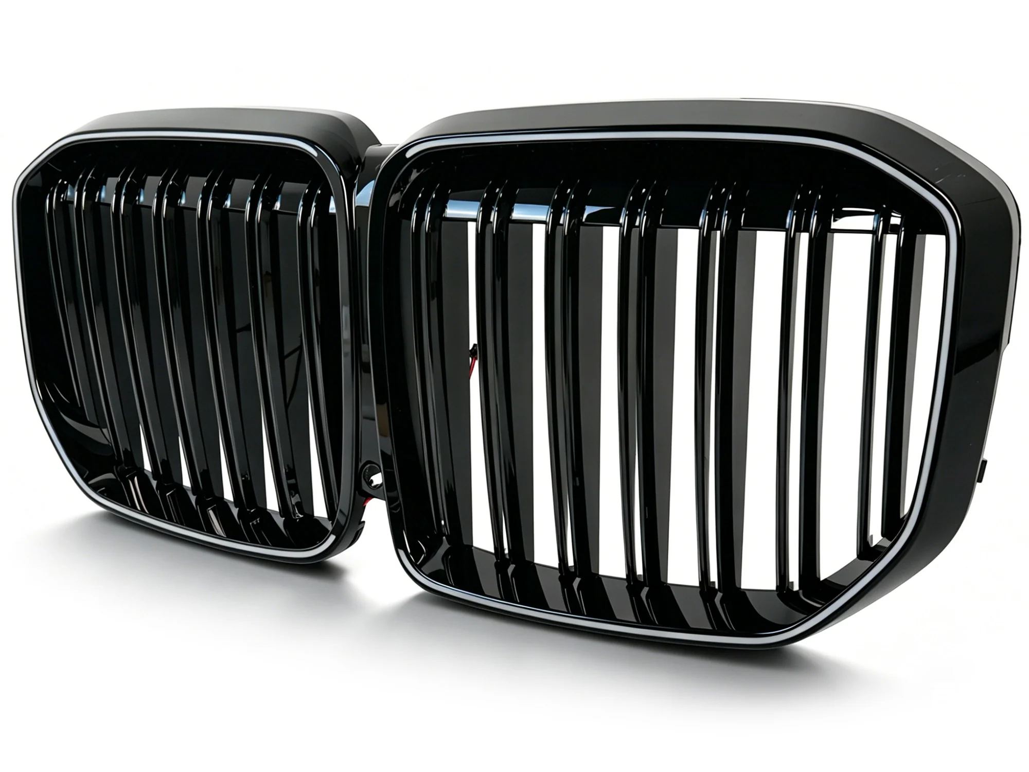 LED Gloss Black Double Slat Car Front Kidney Grill Fits For BMW X7 G07 2019-2022 - Image 9