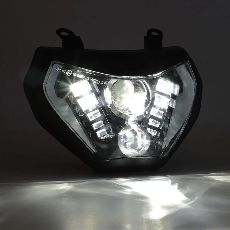 LED Headlight Assembly With DRL For Yamaha MT09 FZ09 2014-2016 MT07 2018 2019 - Image 12