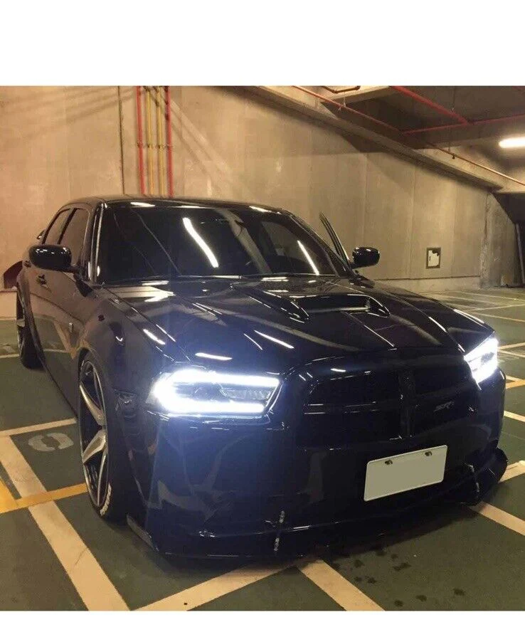 LED Projector Headlights Sequential Turn Signal For 2011-2014 Dodge Charger - Image 3