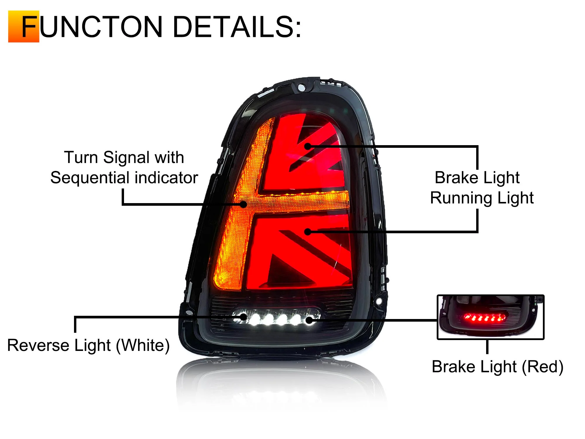 SMOKED/RED LED Rear Tail Lights For BMW Mini Cooper R56 R57 R58 R59 2007-2013 - Image 21