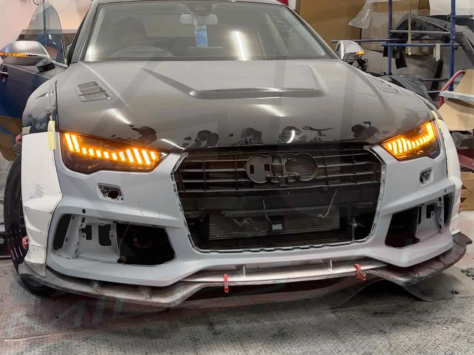 LED Sequential Headlight Front DRL Lamp Assembly for Audi A7 C7 RS7 2012-2015 w/o AFS - Image 3