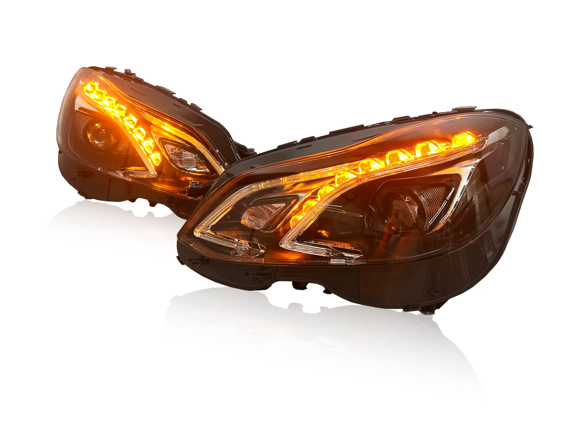 Left+Right LED Headlights DRL Assembly for Mercedes Benz E-Class W212 2014-2016 - Image 10