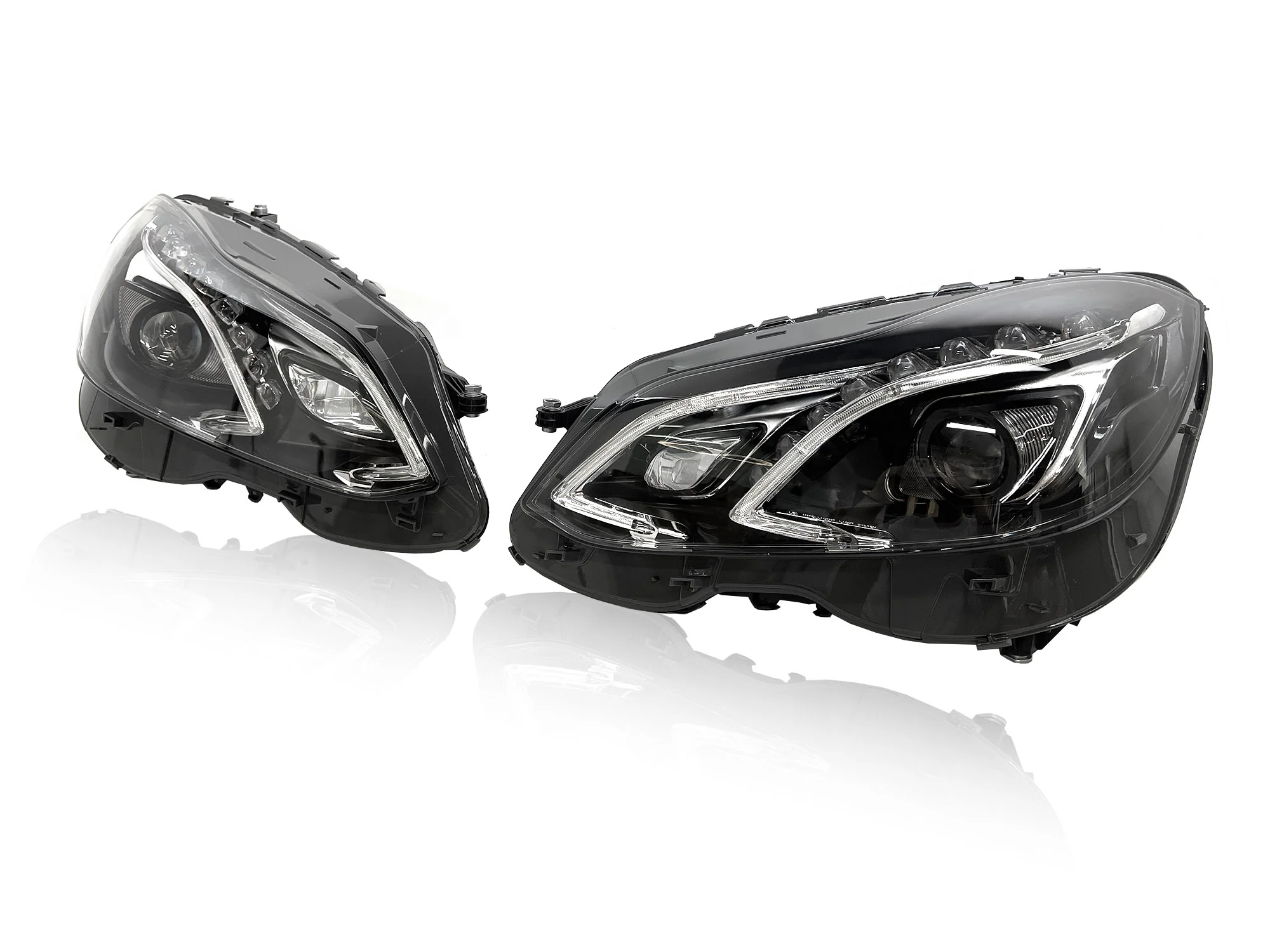 Left+Right LED Headlights DRL Assembly for Mercedes Benz E-Class W212 2014-2016 - Image 4