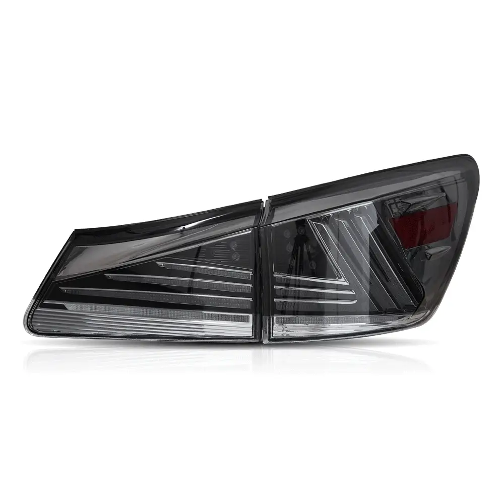 LED Smoked Taillights with Sequential Animation for Lexus IS250 IS350 IS F 2006–2013 - Image 2