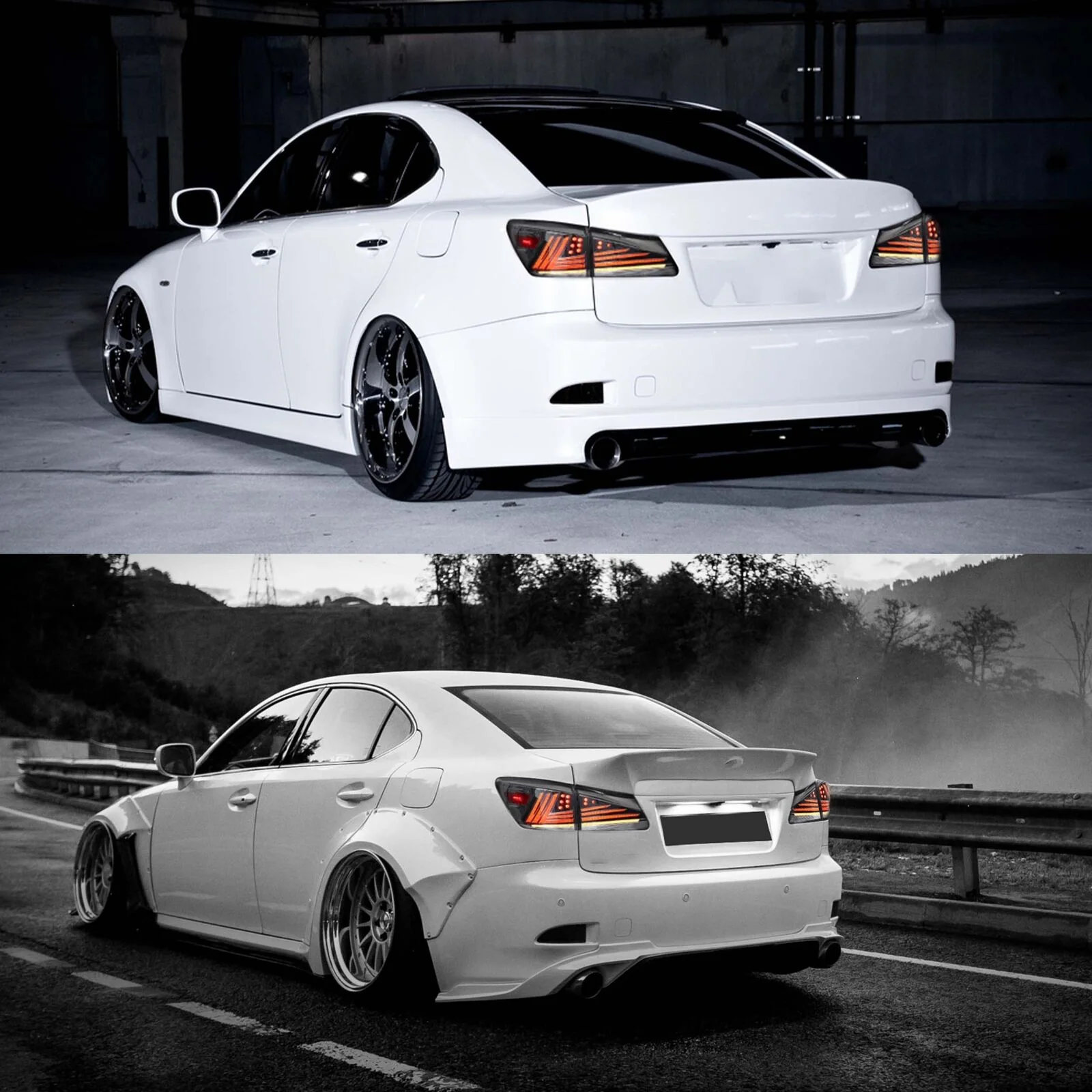 LED Smoked Taillights with Sequential Animation for Lexus IS250 IS350 IS F 2006–2013 - Image 4