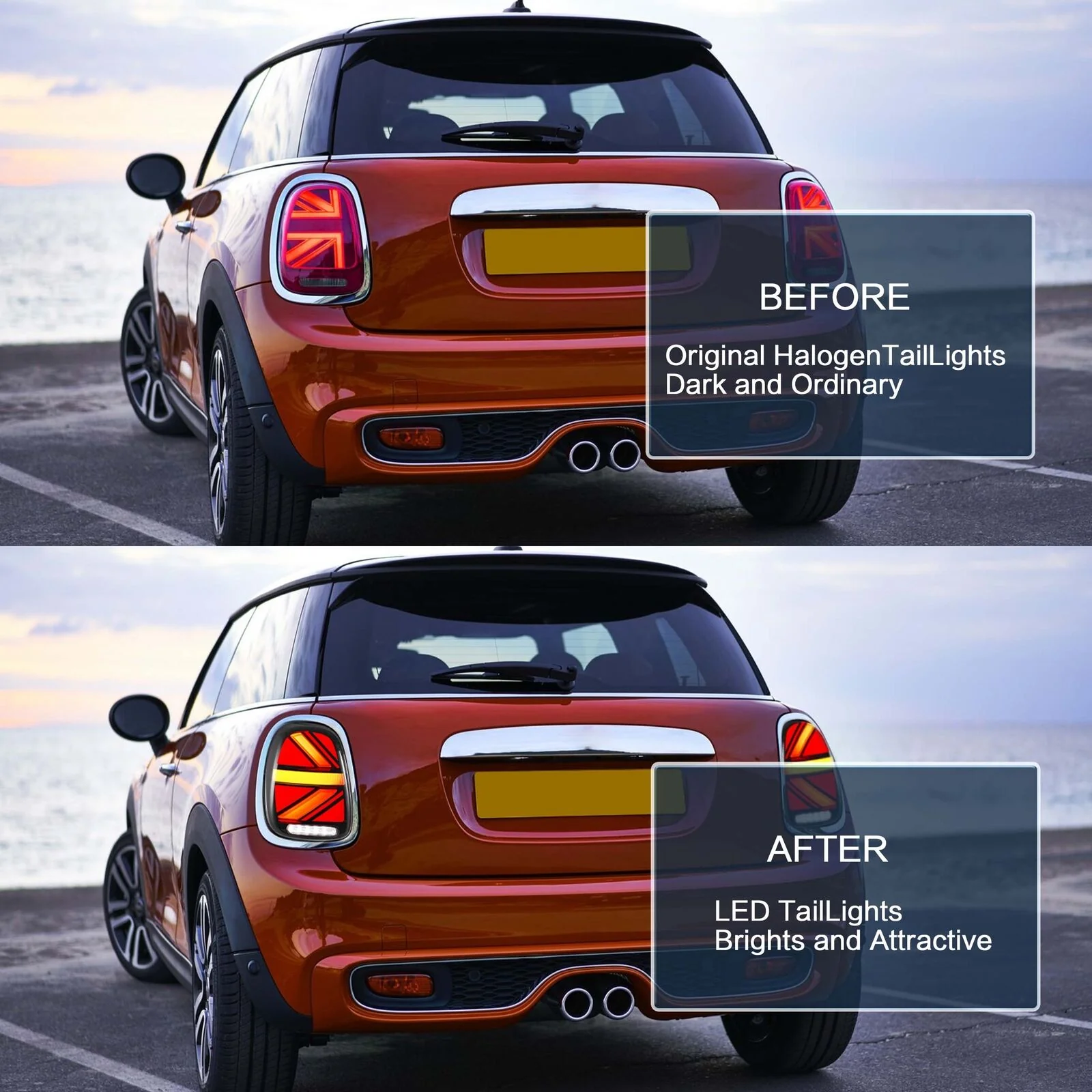 Pair LED Tail Lights w/ Startup & Sequential For 2014–2023 Mini Cooper F55 F56 F57 - Image 12