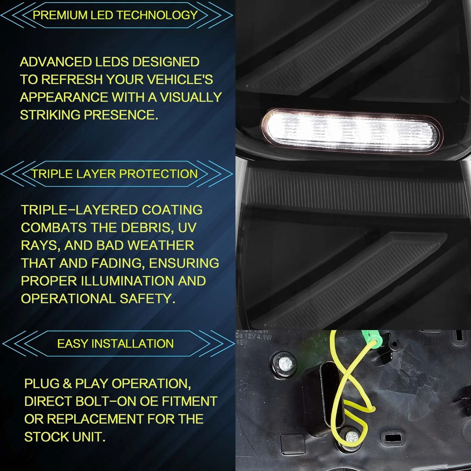 Pair LED Tail Lights w/ Startup & Sequential For 2014–2023 Mini Cooper F55 F56 F57 - Image 14