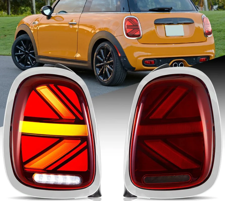 Pair LED Tail Lights w/ Startup & Sequential For 2014–2023 Mini Cooper F55 F56 F57 - Image 17