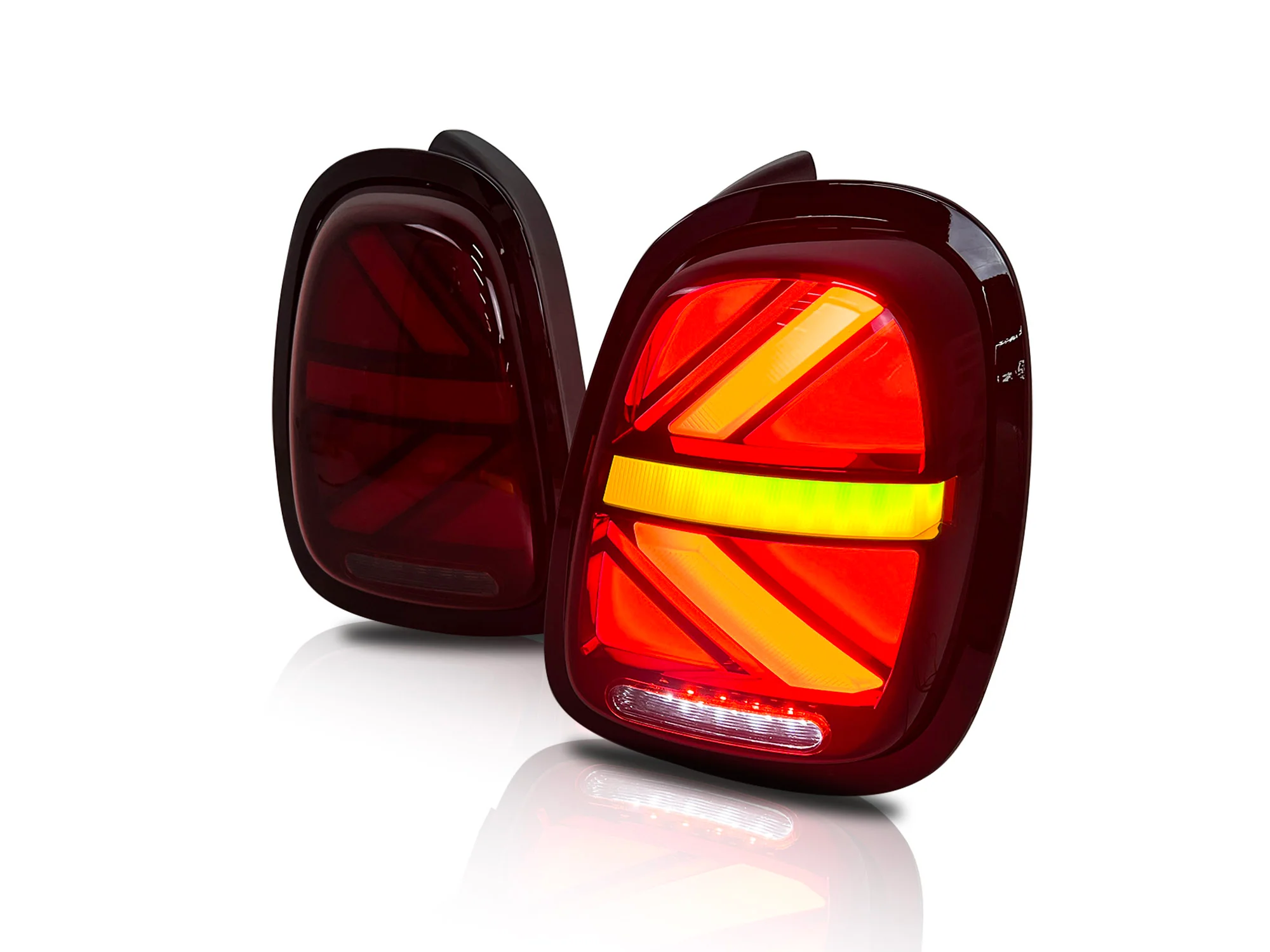 Pair LED Tail Lights w/ Startup & Sequential For 2014–2023 Mini Cooper F55 F56 F57 - Image 6
