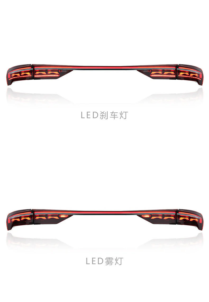 LED Through Tail Assembly Lamp Dynamic Turn Signal for Audi A6 S6 2019-2022 - Image 2