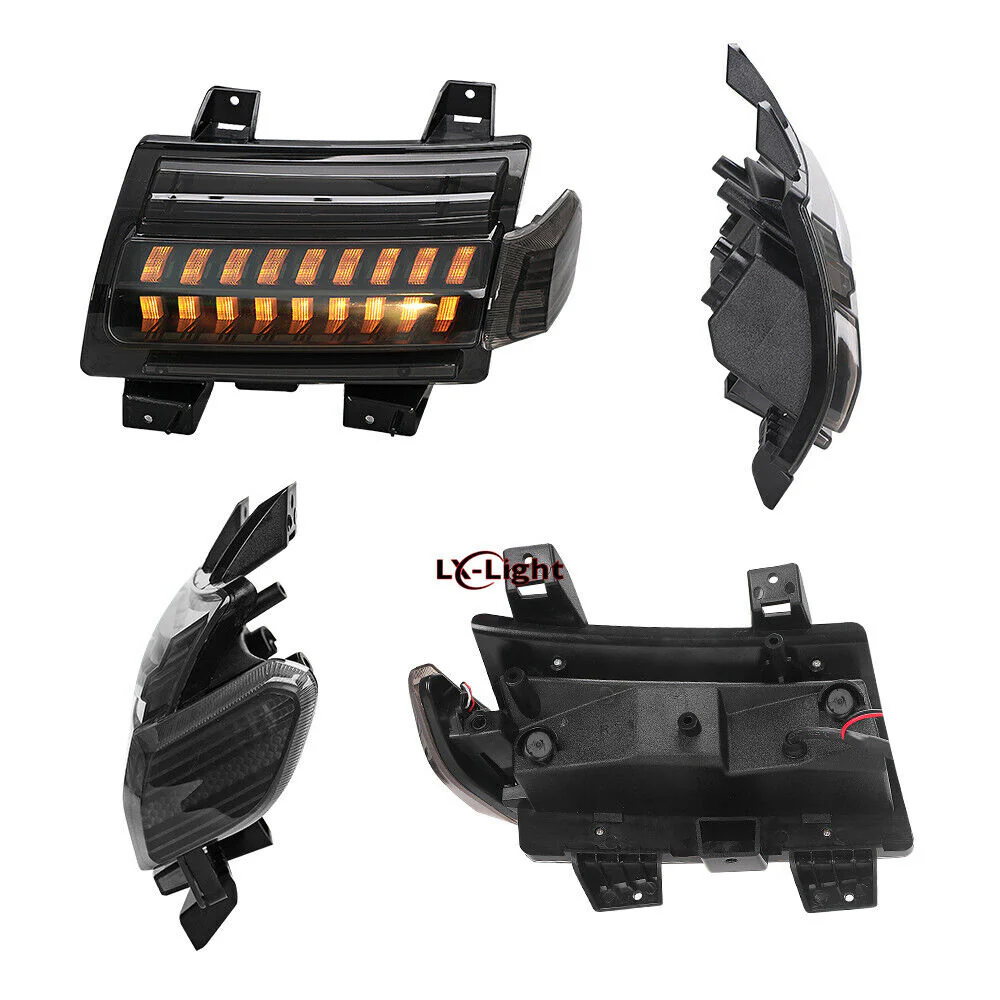 LED Turn Signal Lights DRL for Jeep Wrangler JL 2018-24 high configuration - Image 8