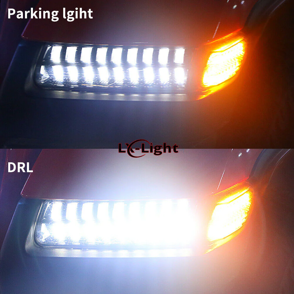 LED Turn Signal Lights DRL for Jeep Wrangler JL 2018-24 low configuration - Image 6