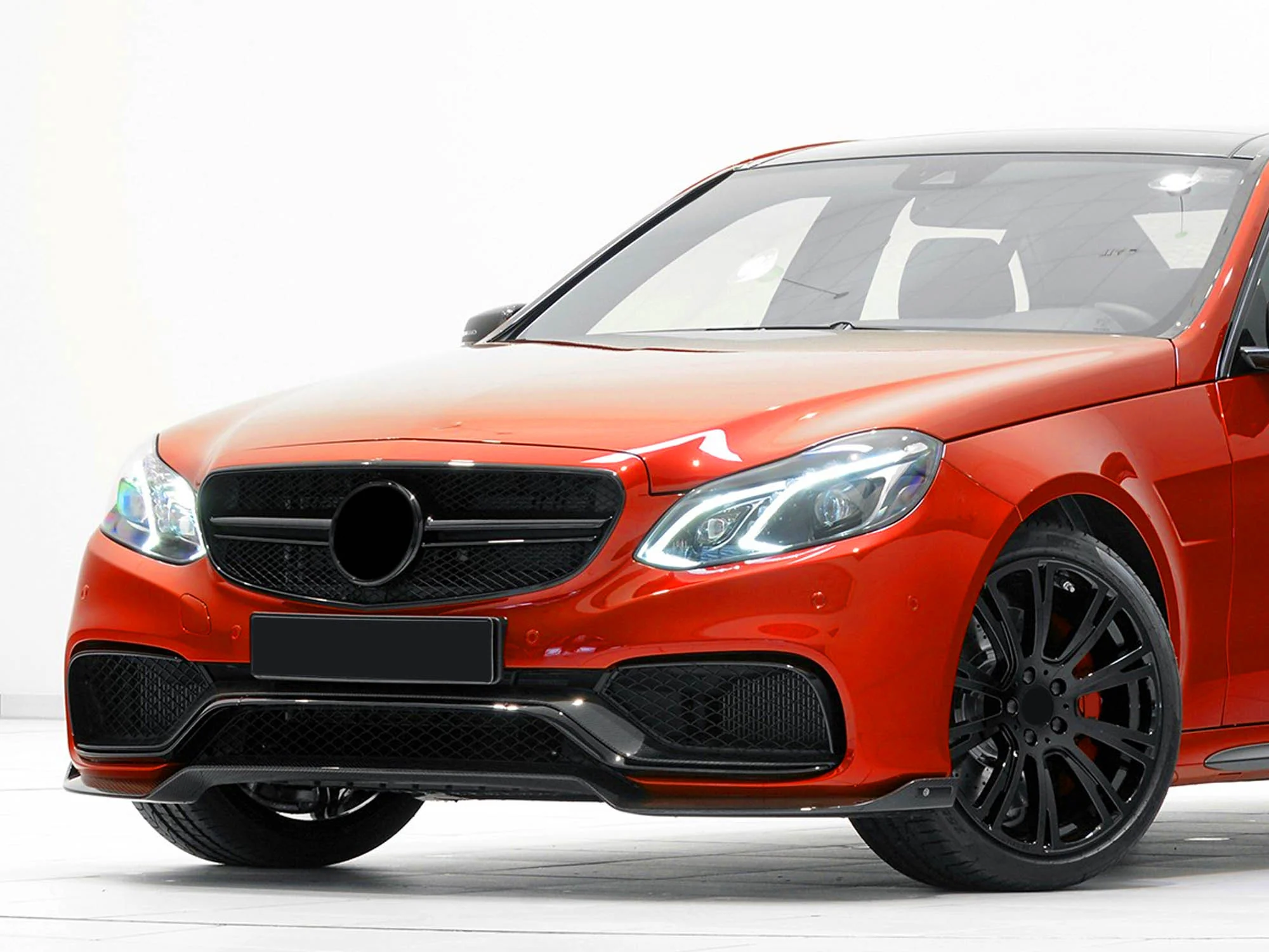 Pair Headlight Lens Cover For Mercedes-Benz W212 E-Class E350 E500 E63 2014-2016 - Image 2
