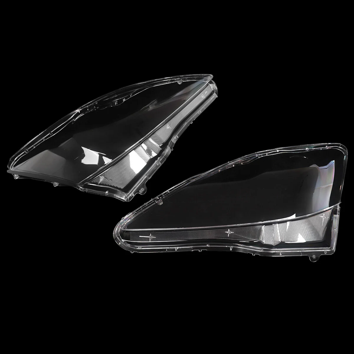 Left & Right Clear Headlight Lens Covers For Lexus IS250 / IS350 2006–2013 - Image 10