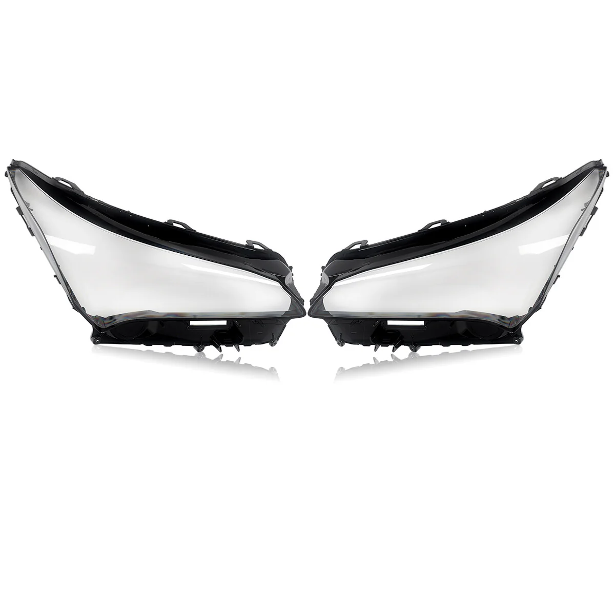 Left + Right Clear Headlight Lens Covers for Lexus NX200t / NX300 2014-2020 Headlamp