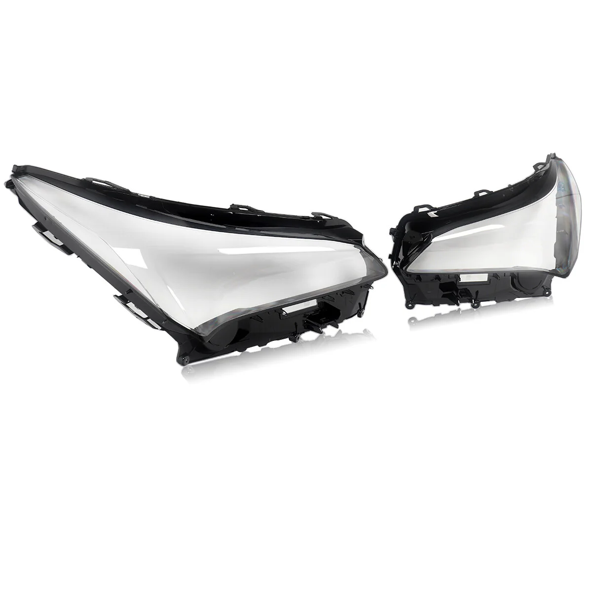Left + Right Clear Headlight Lens Covers for Lexus NX200t / NX300 2014-2020 Headlamp - Image 4