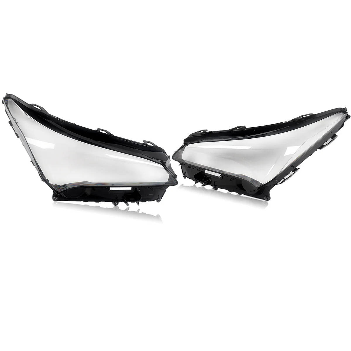 Left + Right Clear Headlight Lens Covers for Lexus NX200t / NX300 2014-2020 Headlamp - Image 9