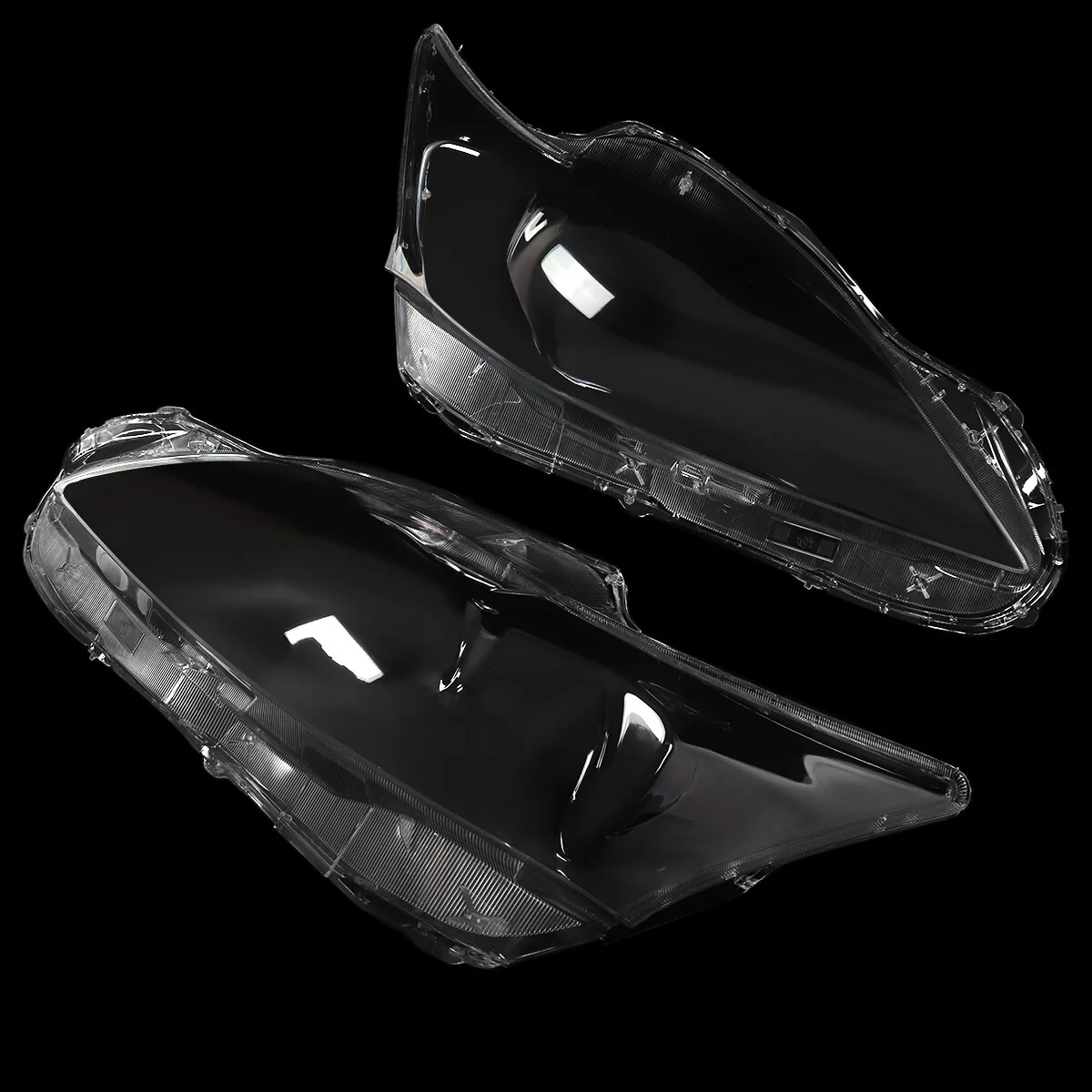 Left & Right Clear Headlight Lens Covers (Pair) for Lexus CT200 / CT200h 2012-2015 2016 2017 Headlamp Shells - Image 6