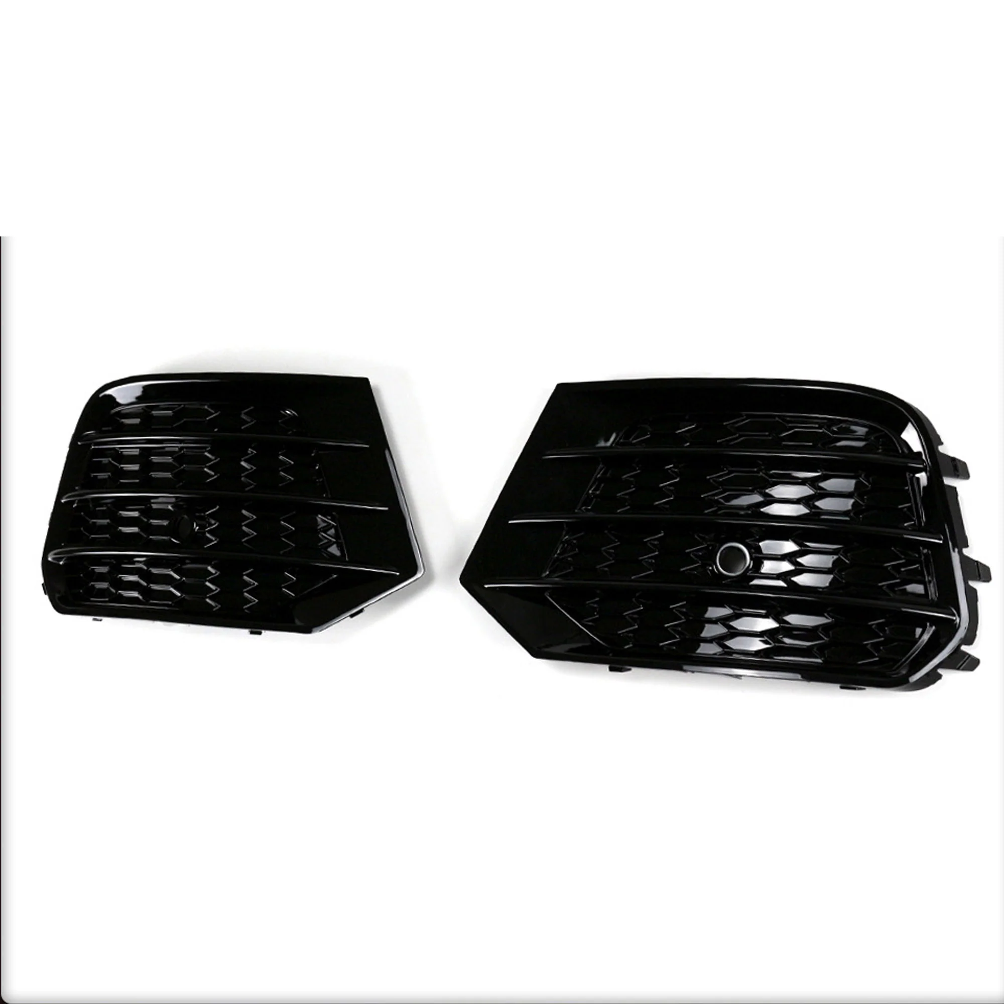 Left & Right Fog Light Grille Cover For Audi Q3 2016 2017 2018 - Image 2