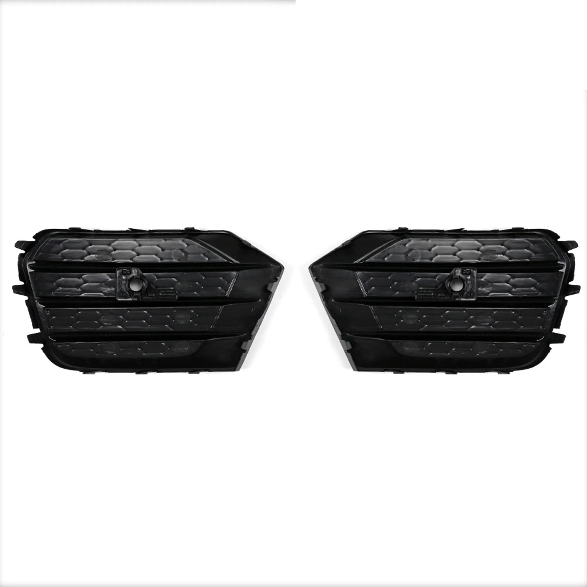 Left & Right Fog Light Grille Cover For Audi Q3 2016 2017 2018 - Image 4