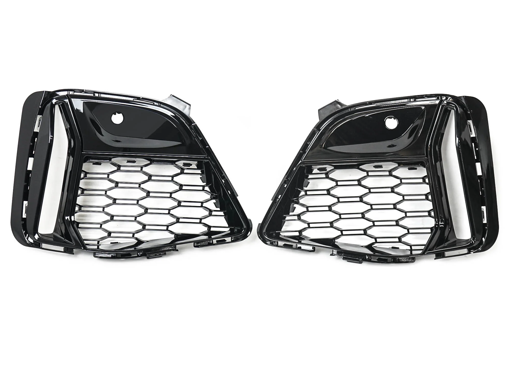 Left & Right Front Bumper Fog Light Grille Cover For BMW M340i G20 3 Series 2020–2022 - Image 5