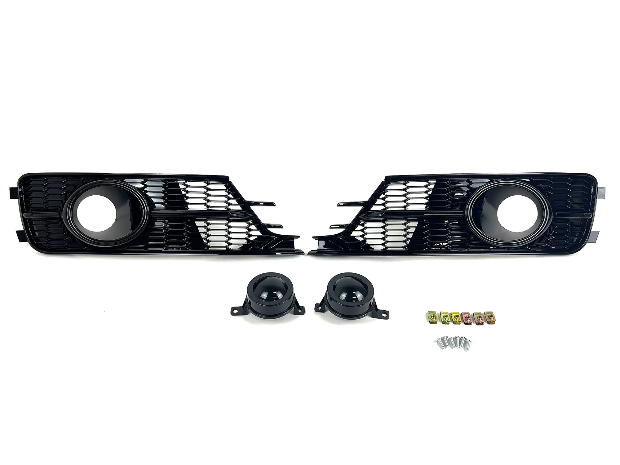 Left+Right Fog Light Grille For Audi A6 C7 Non-S-Line 2016-2018 - Image 5