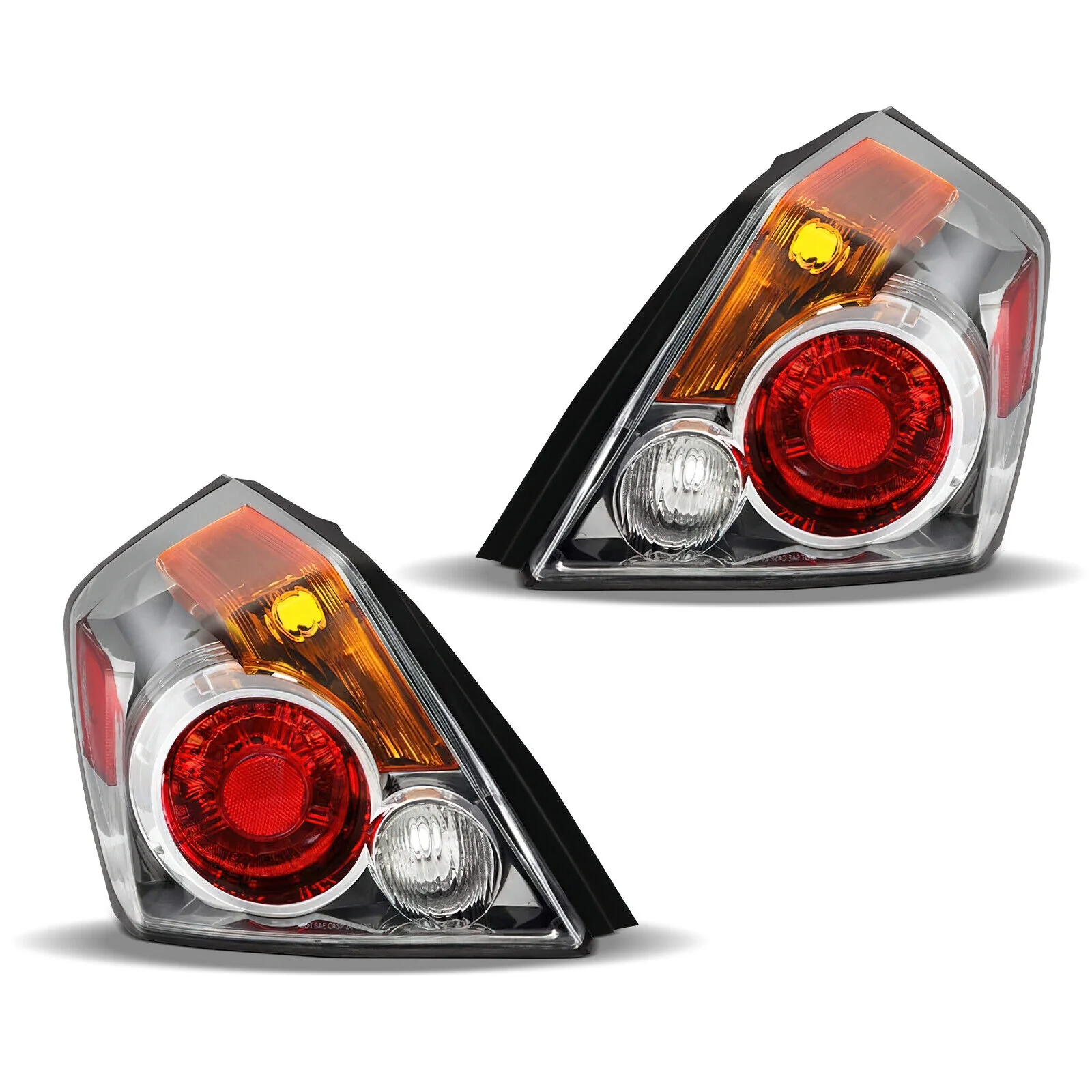 Left+Right For 2007-2012 Nissan Altima Rear Lamp Tail Lights Assembly Pentagonal Eyes Rear Lamp No Bulb - Image 6