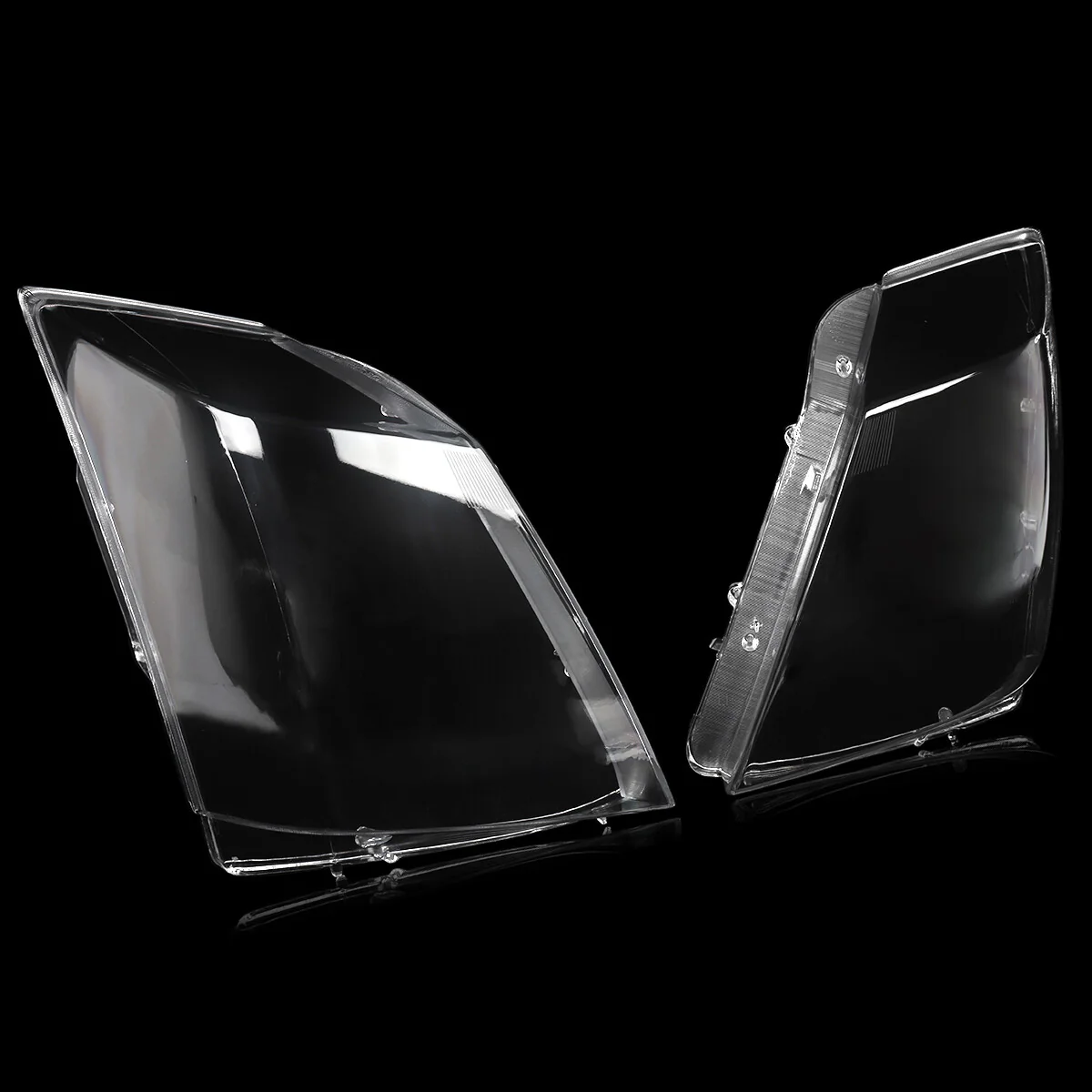 Left + Right Front Headlight Lens Cover + Glue for Cadillac CTS 2008-2013 - Image 4