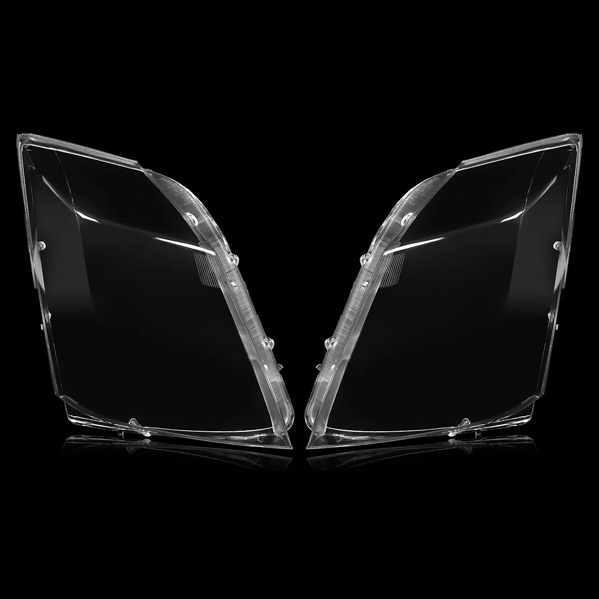 Left + Right Front Headlight Lens Cover + Glue for Cadillac CTS 2008-2013 - Image 5