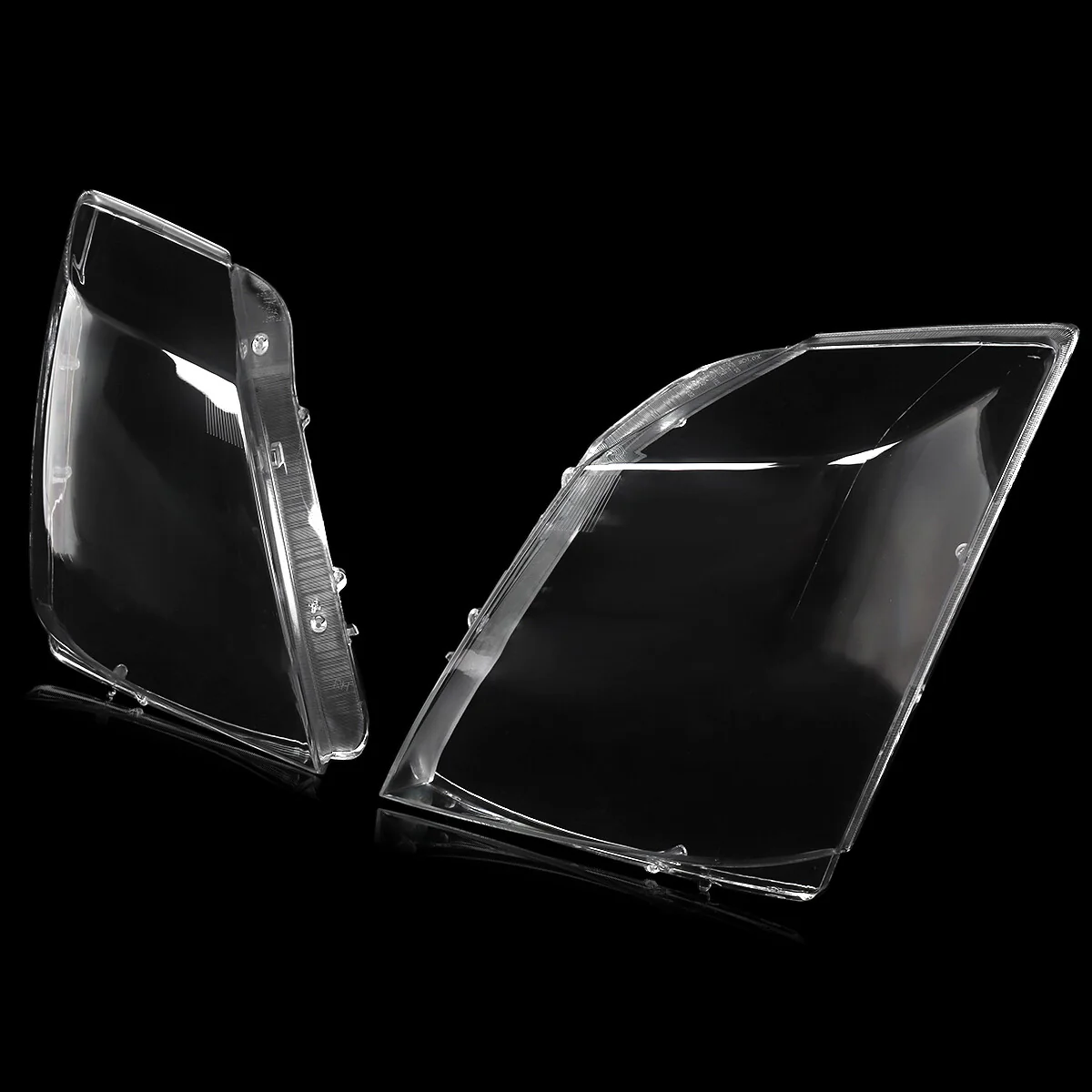 Left + Right Front Headlight Lens Cover + Glue for Cadillac CTS 2008-2013 - Image 7