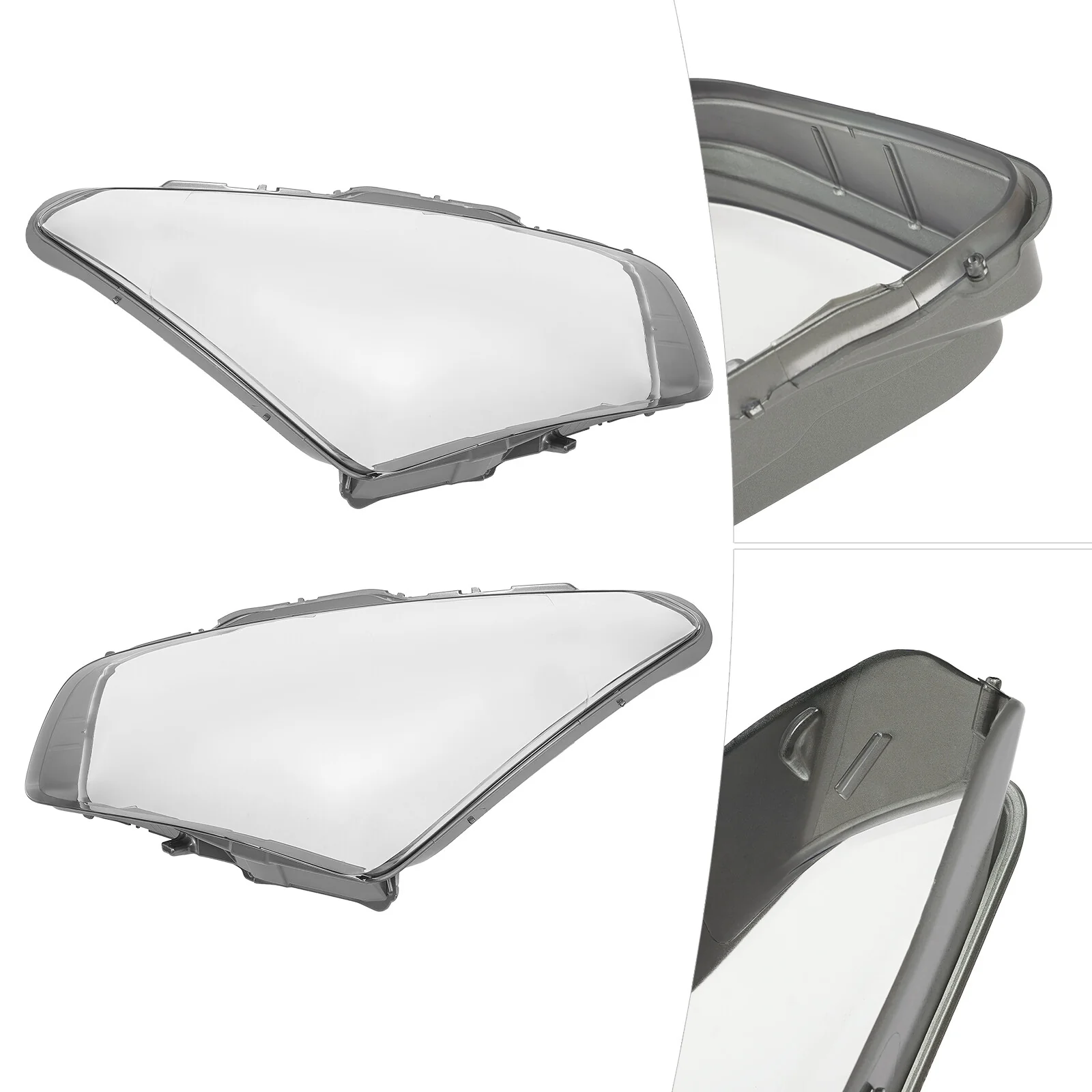Left & Right Front Headlight Lens Covers for 2011–2014 INFINITI QX56 / QX80 - Image 6