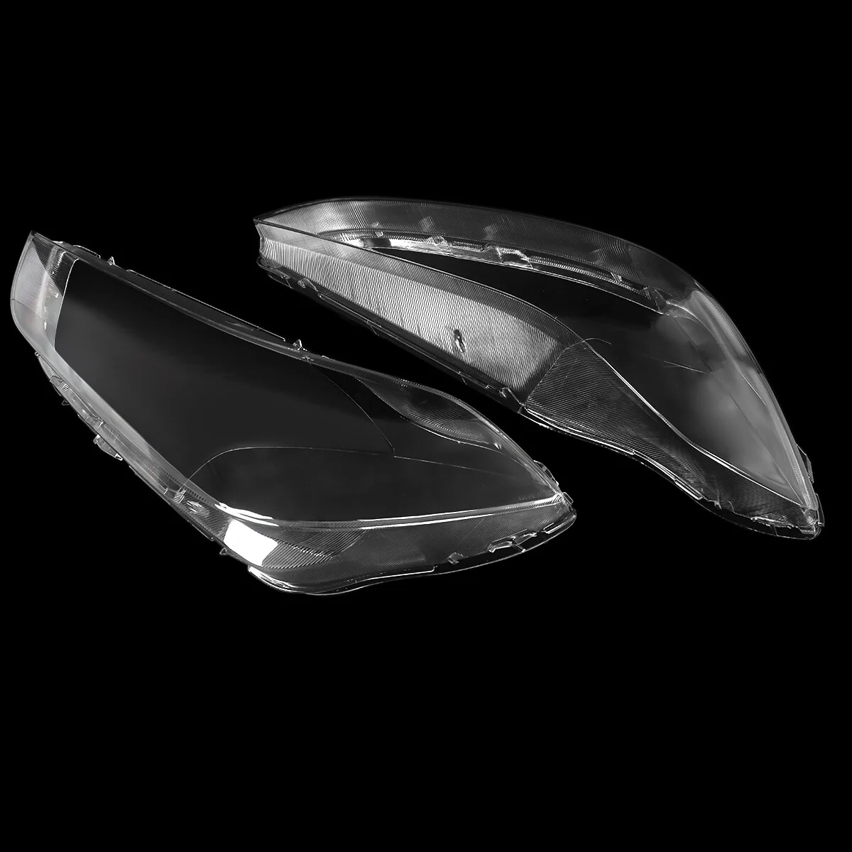 Left + Right Headlamp Clear Lens Cover Pair for Maserati Ghibli 2014-2022 Replacement Shells - Image 12