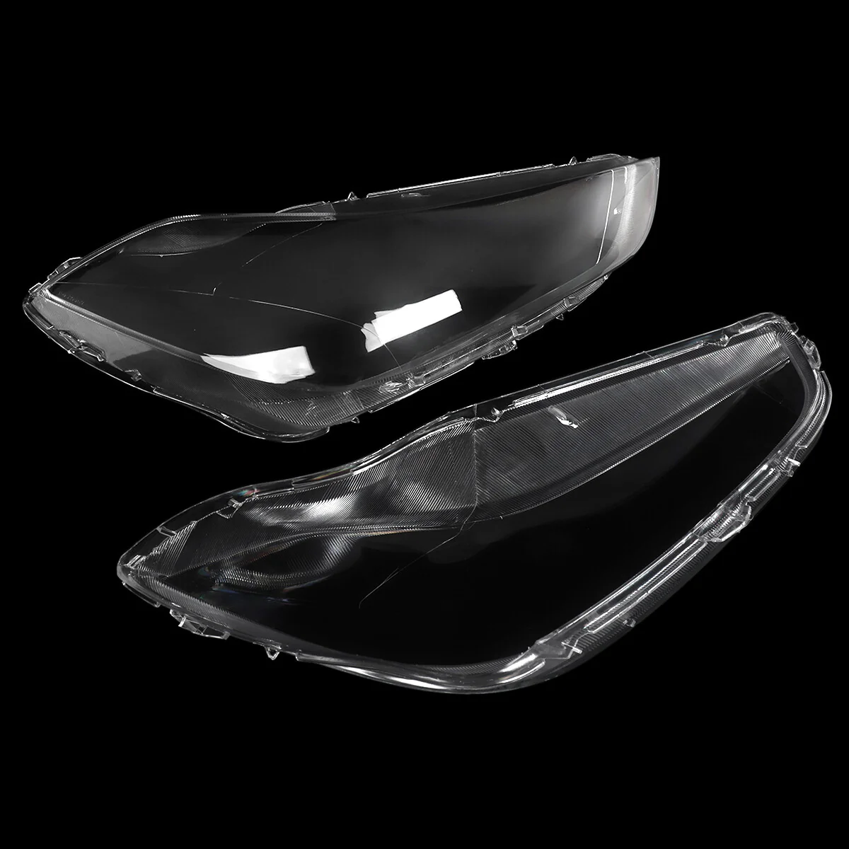 Left + Right Headlamp Clear Lens Cover Pair for Maserati Ghibli 2014-2022 Replacement Shells - Image 13